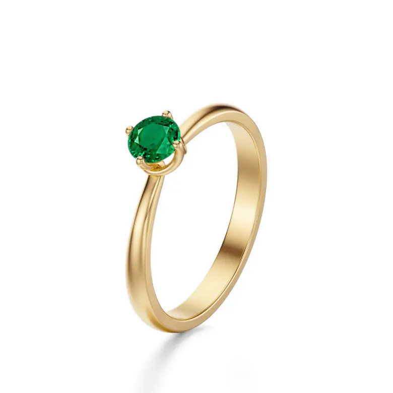 Pierścionek zaręczynowy z szmaragdem AJPZ_066